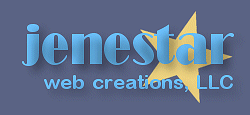 Jenestar Web Creations - designers of quality web sites and custom screen savers at affordable prices.